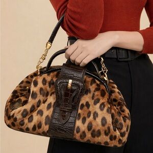 Roberto Cavalli dumpling bag